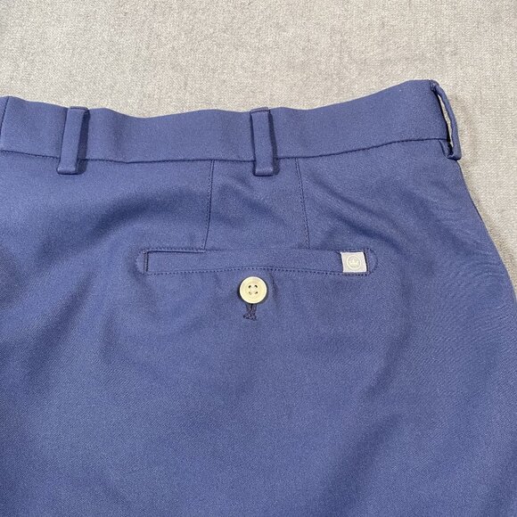Peter Millar Navy Blue Mens Tailored Fit Shorts Size 42 Lightweight Golf Casual - Picture 4 of 8